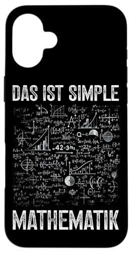 Das Ist Simple Mathematik Mathe Liebhaber Mathelehrer Hülle für iPhone 16 Plus Das Ist Simple Mathematik Mathe Liebhaber Mathelehrer Hülle für iPhone 16 Plus von Mathematik Professor Mathe Gleichungen Algebra