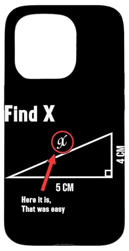 Find X Here It Is That Was Easy Mathe Lustig Mathematiker Hülle für iPhone 15 Pro Find X Here It Is That Was Easy Mathe Lustig Mathematiker Hülle für iPhone 15 Pro von Mathematik Professor Mathe Gleichungen Algebra