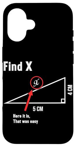 Find X Here It Is That Was Easy Mathe Lustig Mathematiker Hülle für iPhone 16 Find X Here It Is That Was Easy Mathe Lustig Mathematiker Hülle für iPhone 16 von Mathematik Professor Mathe Gleichungen Algebra