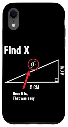 Find X Here It Is That Was Easy Mathe Lustig Mathematiker Hülle für iPhone XR Find X Here It Is That Was Easy Mathe Lustig Mathematiker Hülle für iPhone XR von Mathematik Professor Mathe Gleichungen Algebra