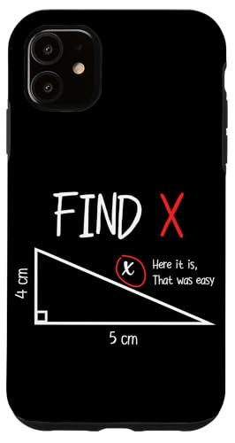Find X Mathe Liebhaber Mathematik Gymnasium Mathe Spruch Hülle für iPhone 11 Find X Mathe Liebhaber Mathematik Gymnasium Mathe Spruch Hülle für iPhone 11 von Mathematik Professor Mathe Gleichungen Algebra