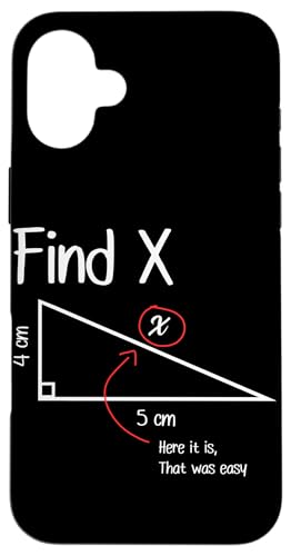 Finden Sie das X Find X Mathe Mathematik Mathematiker Hülle für iPhone 16 Plus Finden Sie das X Find X Mathe Mathematik Mathematiker Hülle für iPhone 16 Plus von Mathematik Professor Mathe Gleichungen Algebra