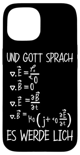 Und Gott Sprach Es Wede Lich Mathe Lustig Mathematiker Hülle für iPhone 15 Und Gott Sprach Es Wede Lich Mathe Lustig Mathematiker Hülle für iPhone 15 von Mathematik Professor Mathe Gleichungen Algebra