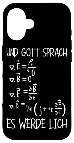 Und Gott Sprach Es Wede Lich Mathe Lustig Mathematiker Hülle für iPhone 16 Und Gott Sprach Es Wede Lich Mathe Lustig Mathematiker Hülle für iPhone 16 von Mathematik Professor Mathe Gleichungen Algebra