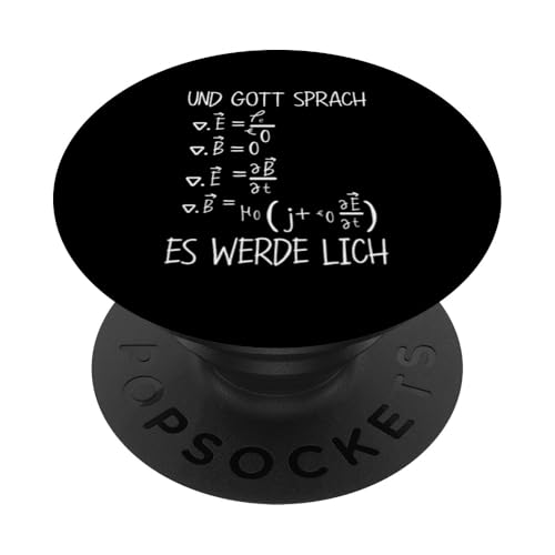 Und Gott Sprach Es Wede Lich Mathe Lustig Mathematiker PopSockets Klebender PopGrip Und Gott Sprach Es Wede Lich Mathe Lustig Mathematiker PopSockets Klebender PopGrip von Mathematik Professor Mathe Gleichungen Algebra