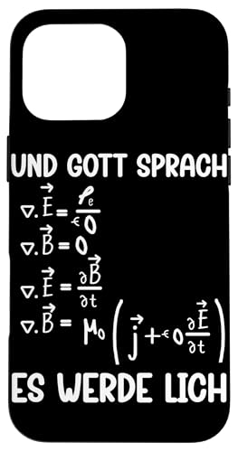 Und Gott Sprach Es Wede Lich Mathe Mathematiker Lustig Hülle für iPhone 16 Pro Max Und Gott Sprach Es Wede Lich Mathe Mathematiker Lustig Hülle für iPhone 16 Pro Max von Mathematik Professor Mathe Gleichungen Algebra