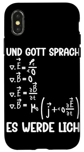 Und Gott Sprach Es Wede Lich Mathe Mathematiker Lustig Hülle für iPhone X/XS Und Gott Sprach Es Wede Lich Mathe Mathematiker Lustig Hülle für iPhone X/XS von Mathematik Professor Mathe Gleichungen Algebra
