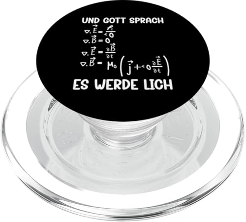 Und Gott Sprach Es Wede Lich Mathe Mathematiker Lustig PopSockets PopGrip für MagSafe von Mathematik Professor Mathe Gleichungen Algebra