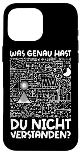 Was Genau Hast Du Nicht Verstanden Mathe Mathematiker Lustig Hülle für iPhone 16 Pro Max Was Genau Hast Du Nicht Verstanden Mathe Mathematiker Lustig Hülle für iPhone 16 Pro Max von Mathematik Professor Mathe Gleichungen Algebra