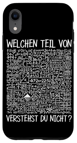Welchen Teil Von Verstehst Du Nicht Mathe Mathematiker Hülle für iPhone XR Welchen Teil Von Verstehst Du Nicht Mathe Mathematiker Hülle für iPhone XR von Mathematik Professor Mathe Gleichungen Algebra