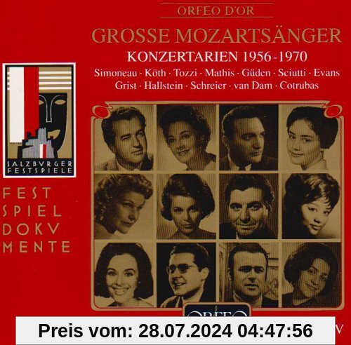 Große Mozartsänger Vol. 4 (Konzertarien 1956-1970) von Mathis