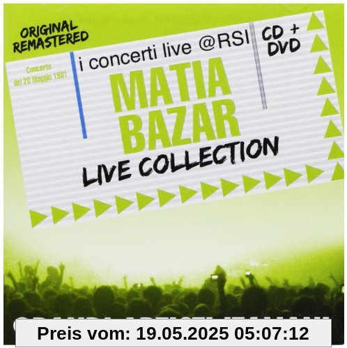 live collection cd + dvd live collection cd + dvd von Matia Bazar