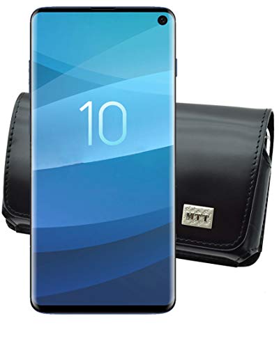 Matiate Original MTT Quertasche kompatibel mit Samsung Galaxy S10 Horizontal Tasche Ledertasche Handytasche Etui mit Clip und Sicherheitsschlaufe* von Matiate