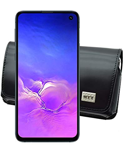 Matiate Original MTT Quertasche kompatibel mit Samsung Galaxy S10e Horizontal Tasche Ledertasche Handytasche Etui mit Clip und Sicherheitsschlaufe* von Matiate