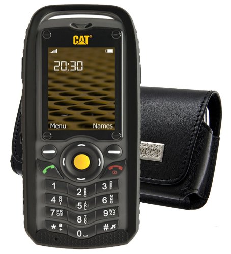 Original MTT Quertasche für / Caterpillar CAT B100 / Horizontal Tasche Ledertasche Handytasche Etui mit Clip und Sicherheitsschlaufe* von Matiate