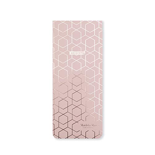 Matilda Myres Slim Listenblock – Einkaufsliste – magnetisch – Rose - 232 x 97mm von Matilda Myres