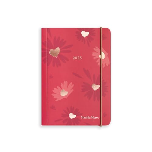 Terminplaner 2025 von Matilda Myres | A6 Größe | Tagesansicht pro Seite | Planer von Januar bis Dezember 2025 | Softback Cover mit Gummizugverschluss | Rot Terminplaner 2025 von Matilda Myres | A6 Größe | Tagesansicht pro Seite | Planer von Januar bis Dezember 2025 | Softback Cover mit Gummizugverschluss | Rot von Matilda Myres