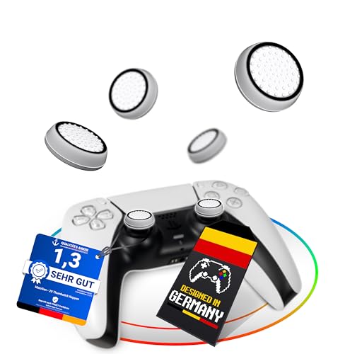 MatoSan® SpaceSan PS5 Thumbstick Kappen Grip - Aim Assist für Playstation 5, Xbox Series, PS4 Controller - Joystick Schutz Aufsätze - PS4 Zubehör PS5 Zubehör & Xbox One Zubehör von MatoSan