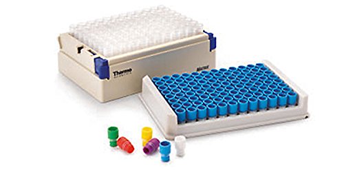 MATRIX 446311 Gelbe Einlage für Stöpsel für 12 ml 2D Barcodierte Röhren (500 Stück) von MATRIX