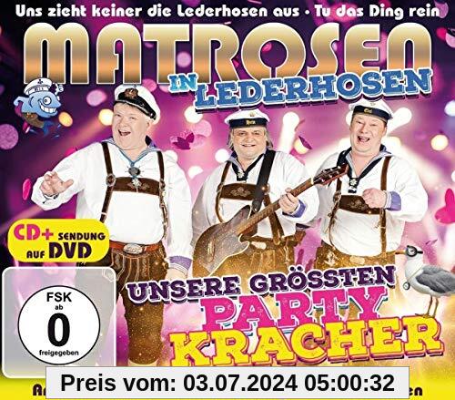 Unsere größten Partykracher CD + Sendung auf DVD von Matrosen in Lederhosen
