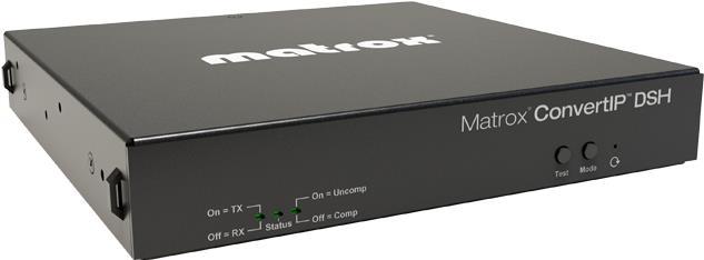Matrox ConvertIP DSH - Metall - 4:2:2 - 4:4:4 - 4:2:0 - RGB - YUV - 60 Hz - 12 V - 18 W (CIP-DSH) von Matrox