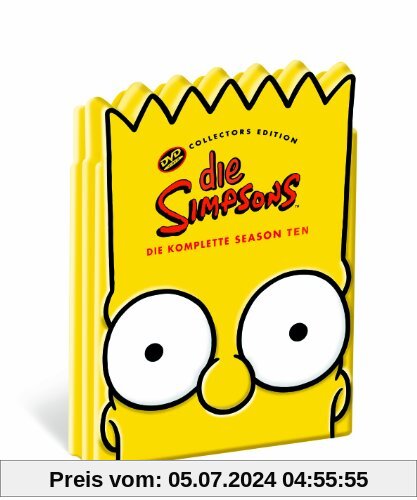 Die Simpsons - Die komplette Season 10 (Kopf-Tiefzieh-Box, Collector's Edition, 4 DVDs) von Matt Groening