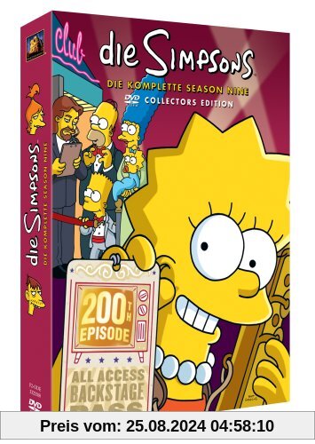 Die Simpsons  - Die komplette Season 9 (Collector's Edition, 4 DVDs) von Matt Groening