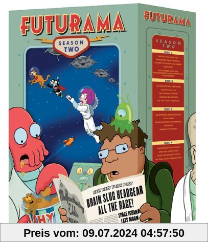 Futurama - Season 2 Collection (4 DVDs) von Matt Groening