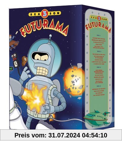 Futurama - Season 3 Collection (4 DVDs) von Matt Groening