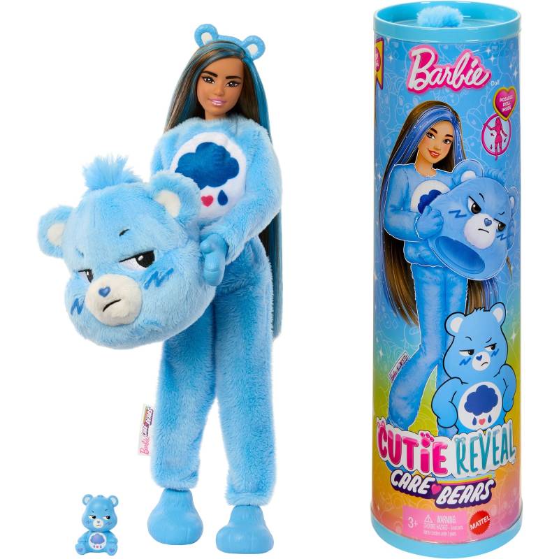 Barbie Cutie Reveal Care Bears Series - Brummbärchi, Spielfigur von Mattel