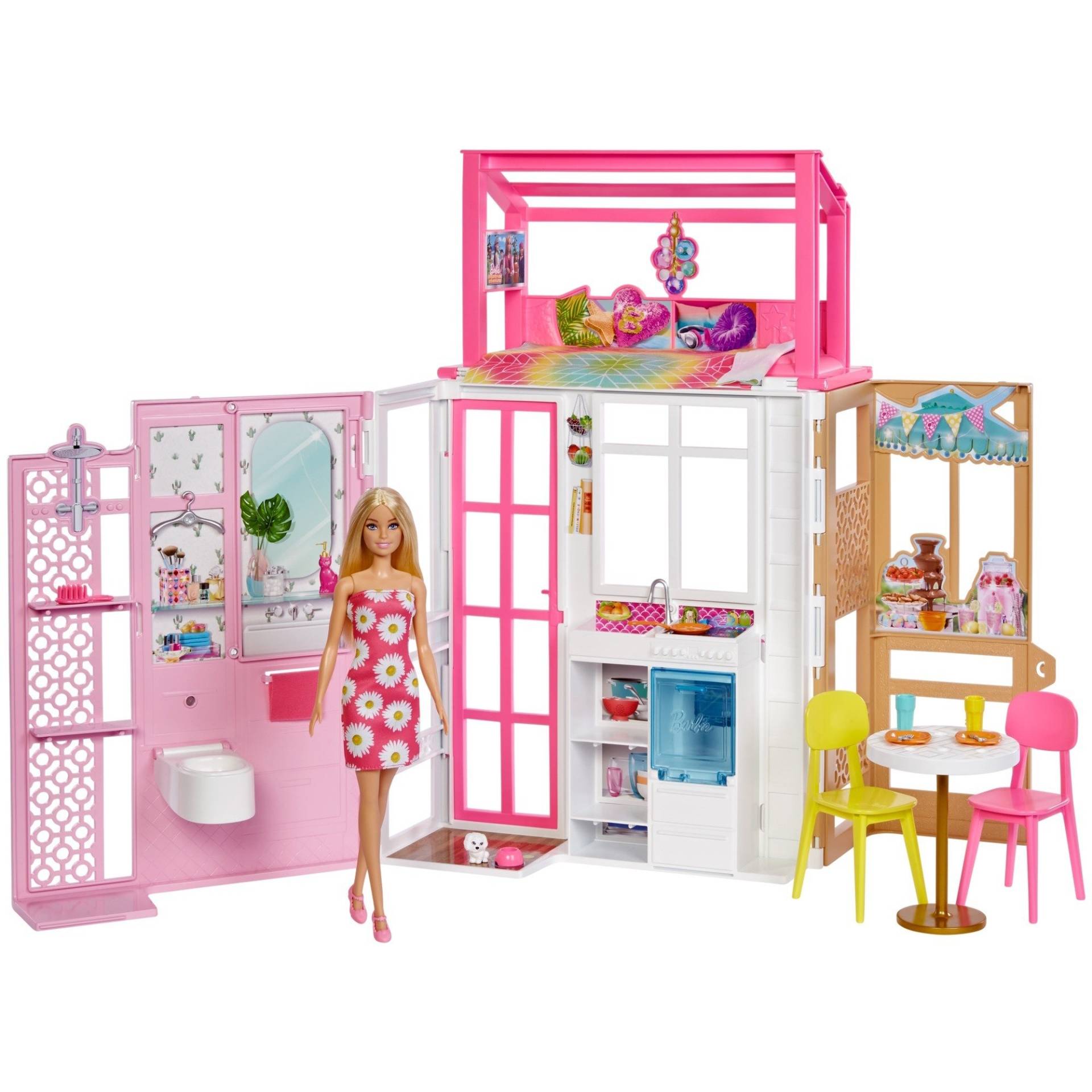 Barbie Haus und Puppe von Mattel