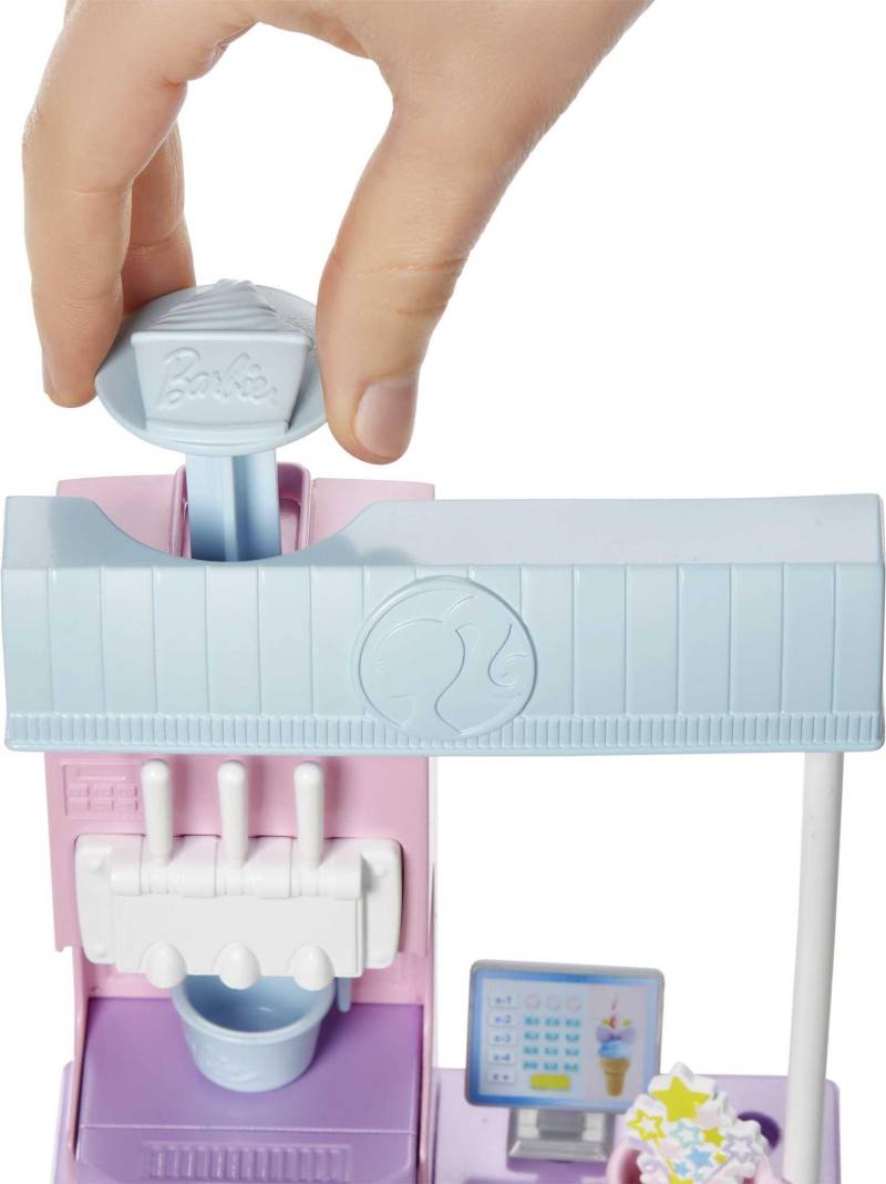 Barbie Ice Cream Shop Playset - Modepuppe - Weiblich - 4 Jahr(e) - Mädchen - 294 mm - Mehrfarbig (HCN46) von Mattel