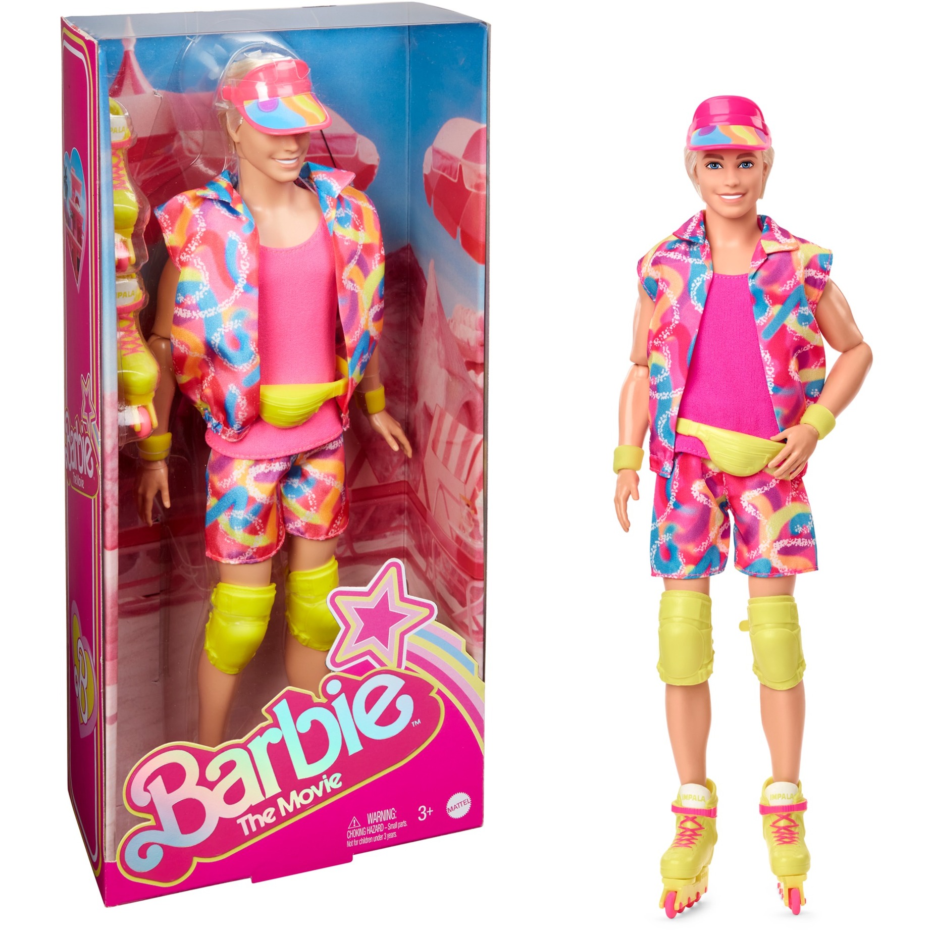 Barbie The Movie - Ken-Sammelpuppe mit Inlineskating-Outfit von Mattel