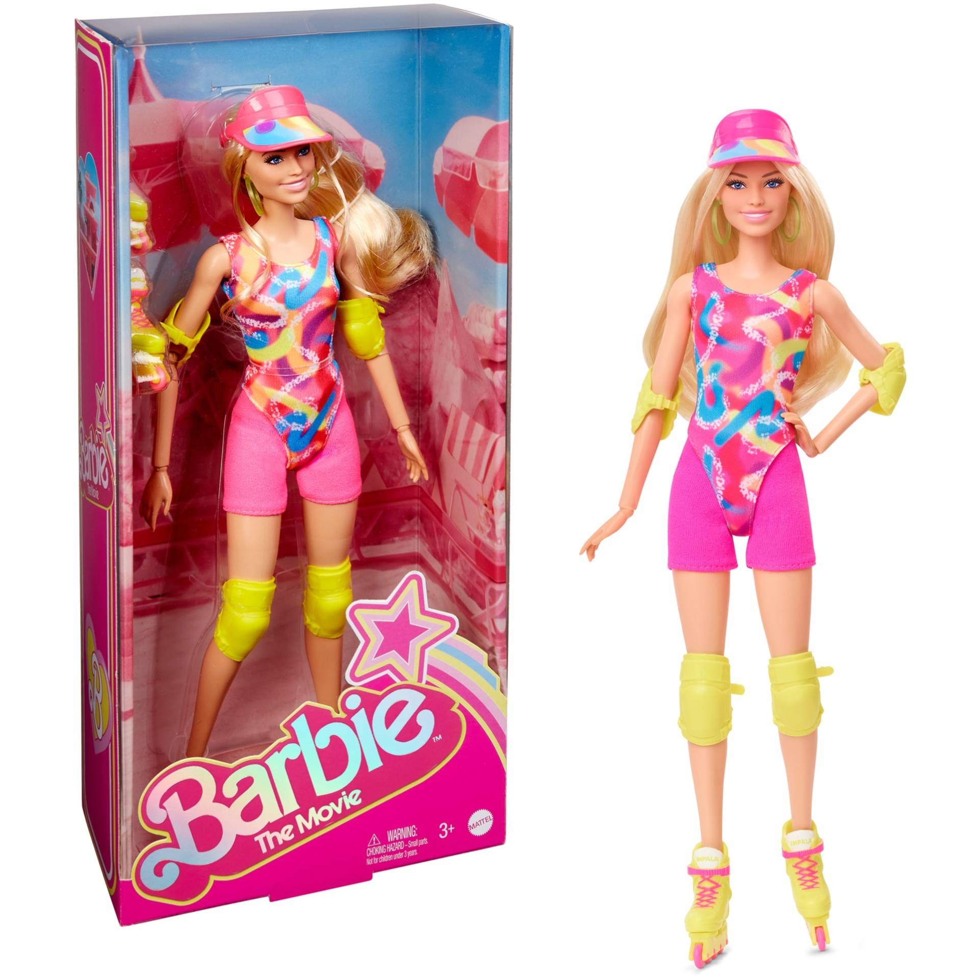 Barbie The Movie - Margot Robbie als Barbie: Inlineskating-Sammelpuppe von Mattel