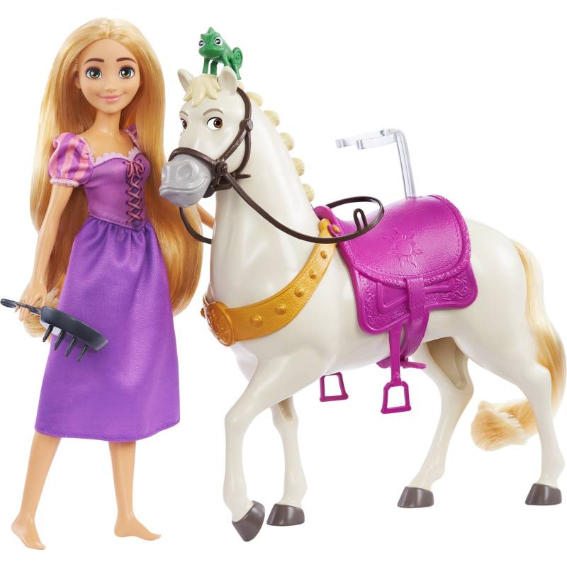 Disney Prinzessin Rapunzel & Maximus, Spielfigur von Mattel