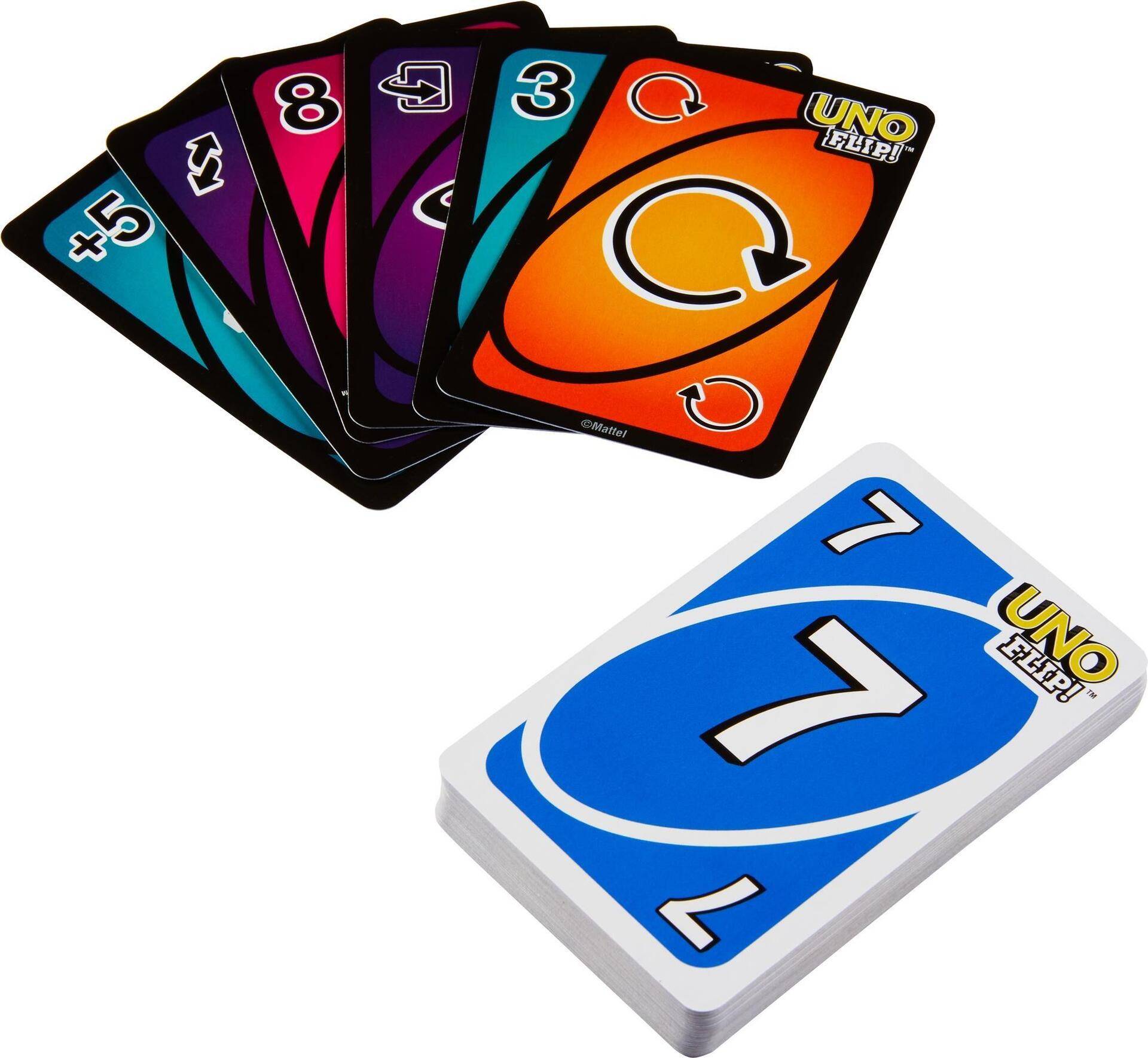 Games UNO Flip Kartenspiel Ablösung (GDR44) von Mattel