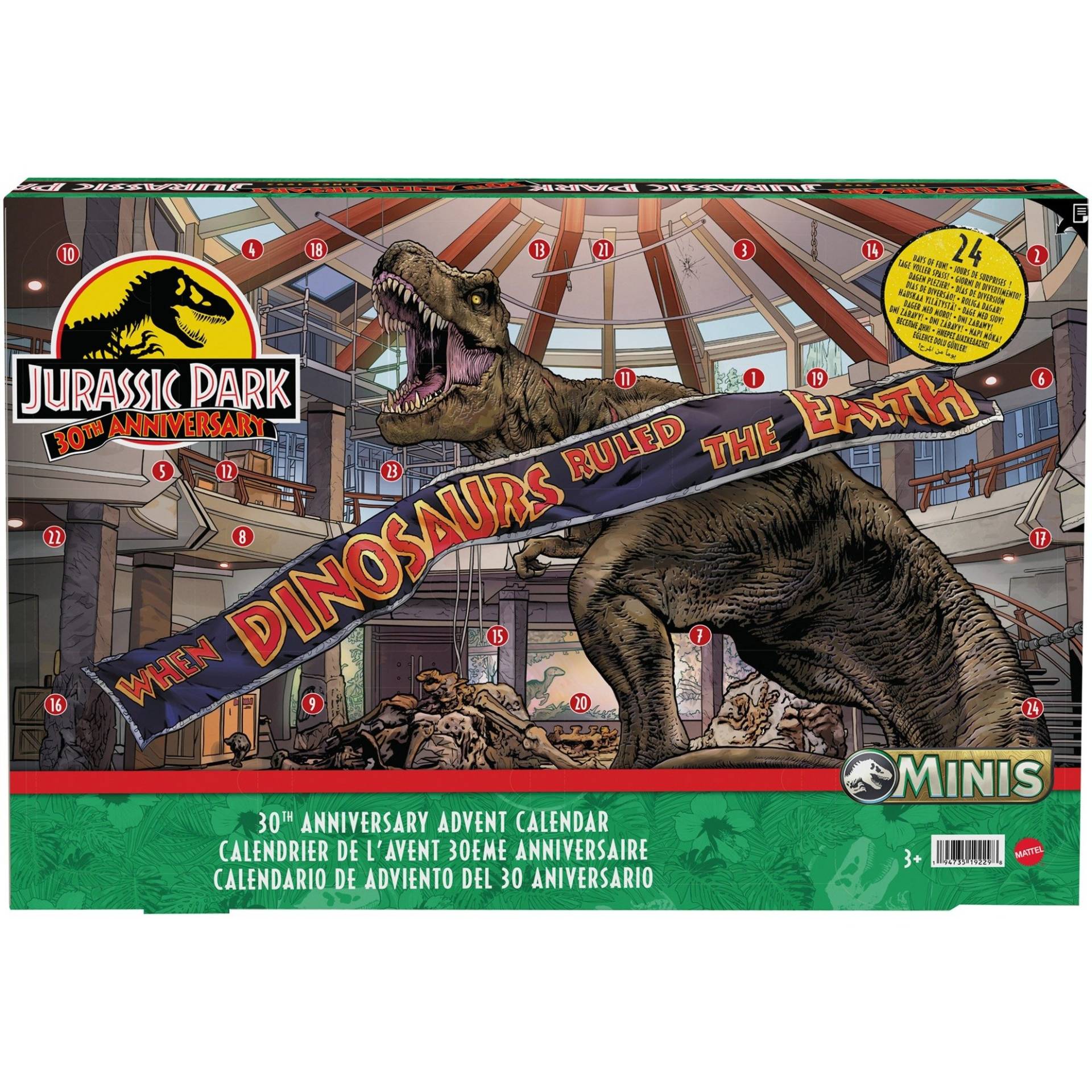 Jurassic World Minis Adventskalender 2023, Spielfigur von Mattel