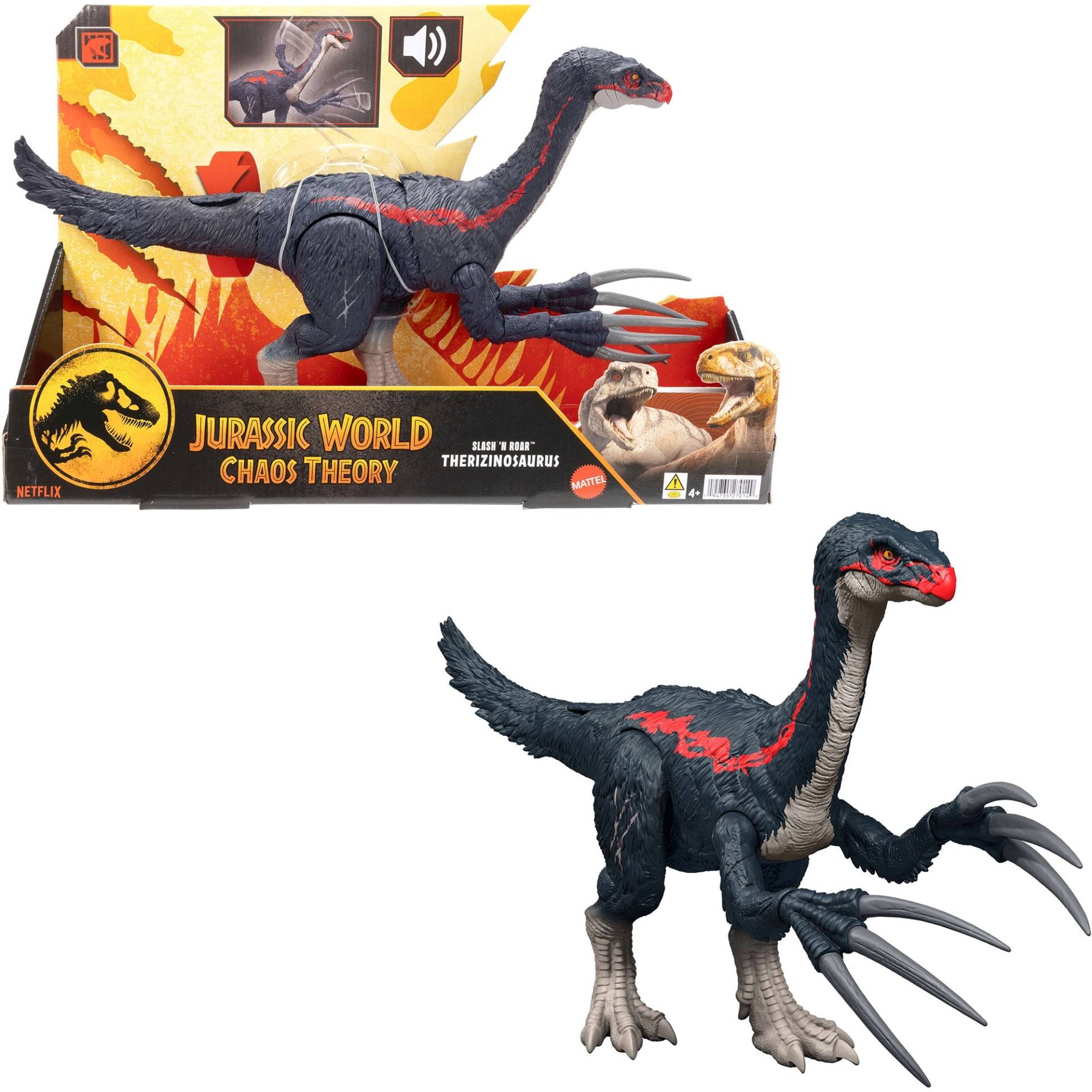 Jurassic World Therizionosaurus, Spielfigur Jurassic World Therizionosaurus, Spielfigur von Mattel