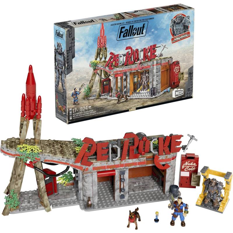 MEGA Fallout Red Rocket Truck Stop, Konstruktionsspielzeug von Mattel