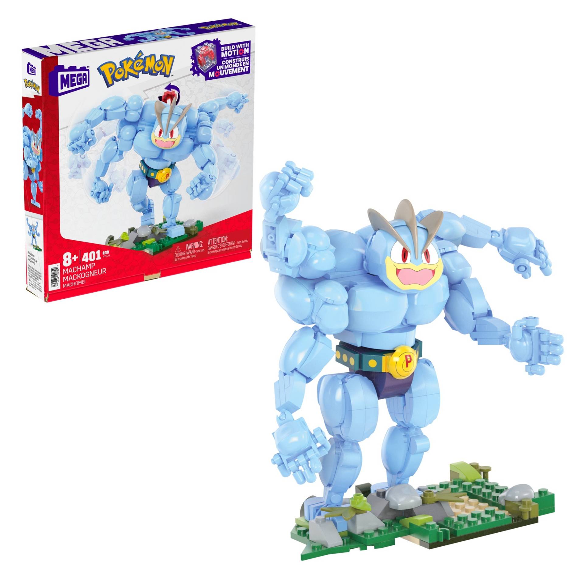 MEGA Pokémon Machomei, Konstruktionsspielzeug von Mattel