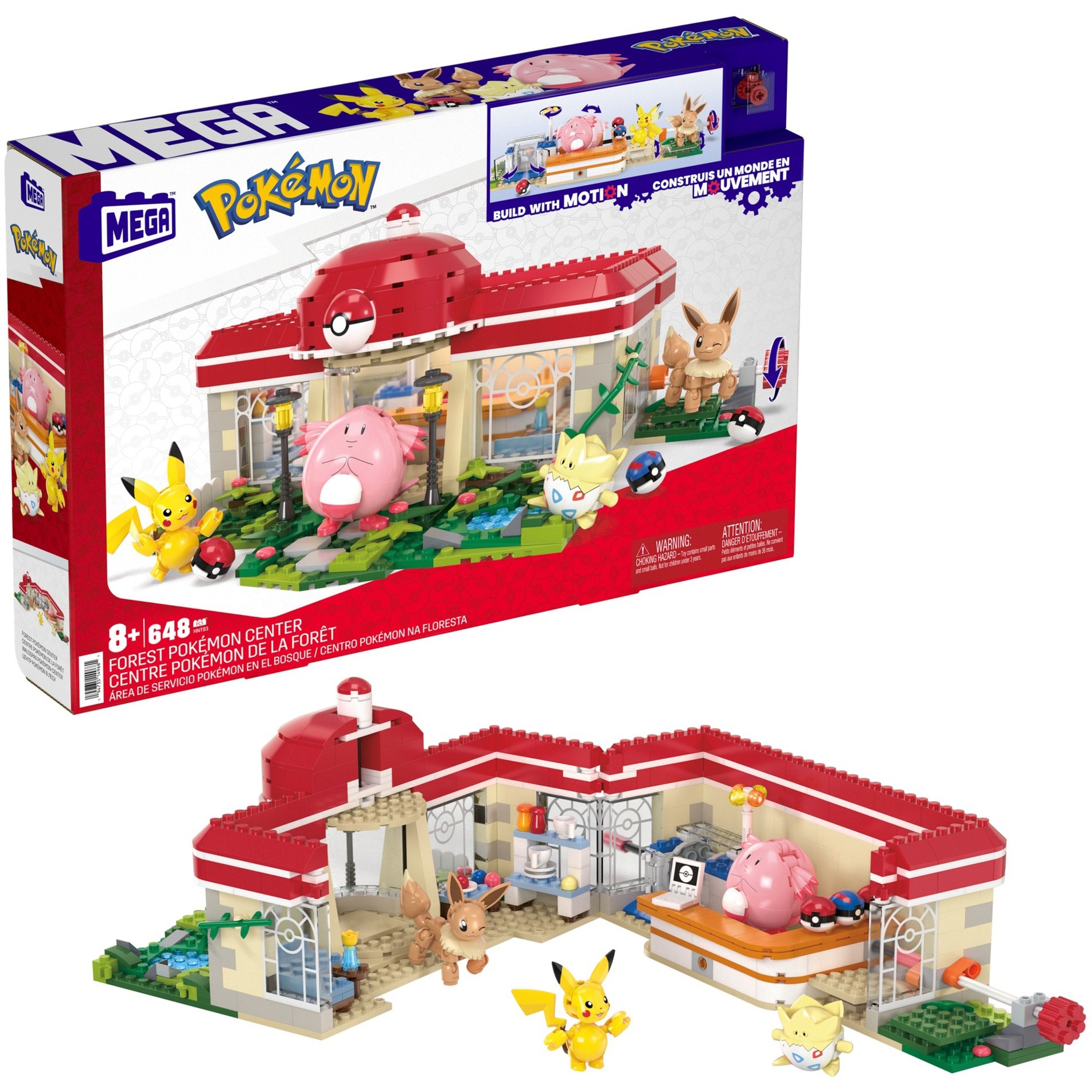 MEGA Pokémon Waldspaß Poké-Center, Konstruktionsspielzeug von Mattel