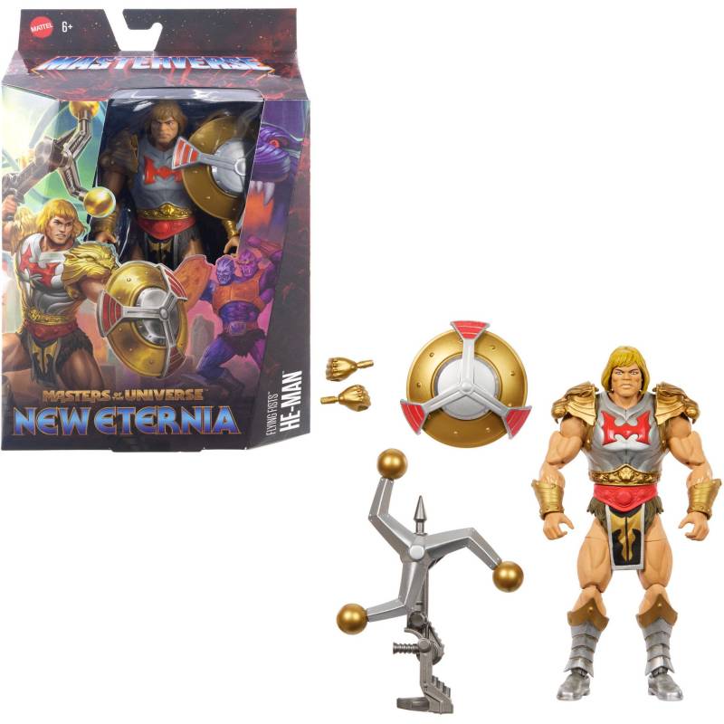 Masters of the Universe Masterverse New Eternia Flying Fists He-Man, Spielfigur von Mattel