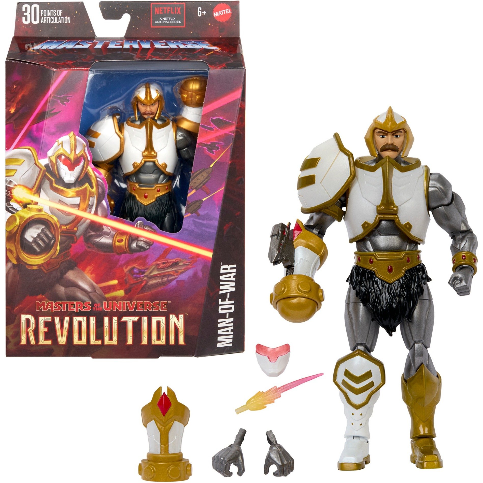Masters of the Universe Masterverse Revolution Man-Of-War Duncan, Spielfigur Masters of the Universe Masterverse Revolution Man-Of-War Duncan, Spielfigur von Mattel