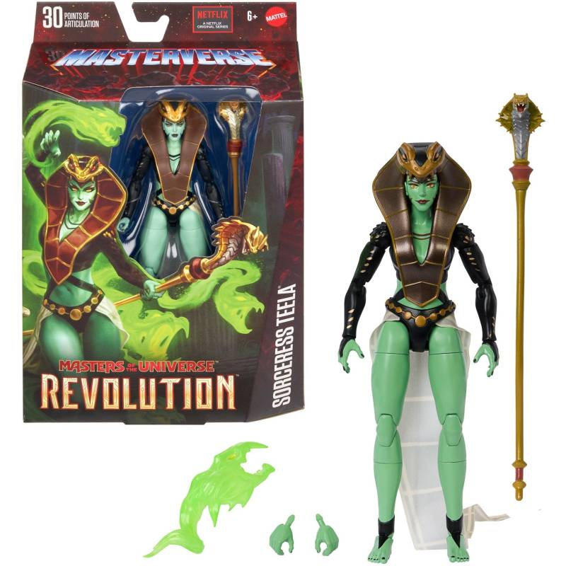 Masters of the Universe Masterverse Revolution Snake Sorceress Teela, Spielfigur von Mattel