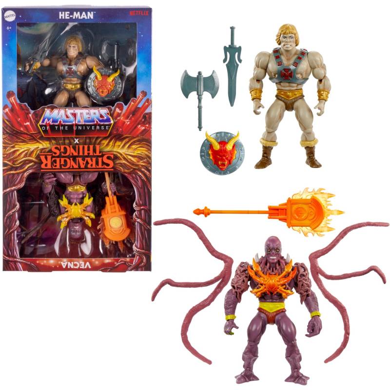 Masters of the Universe Origins Stranger Things Doppelpack He-Man und Vecna, Spielfigur von Mattel