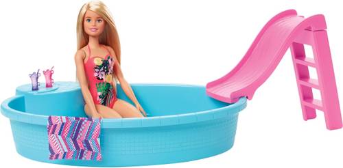 Mattel GHL91 Barbie Pool und Puppe (blond) GHL91 von Mattel