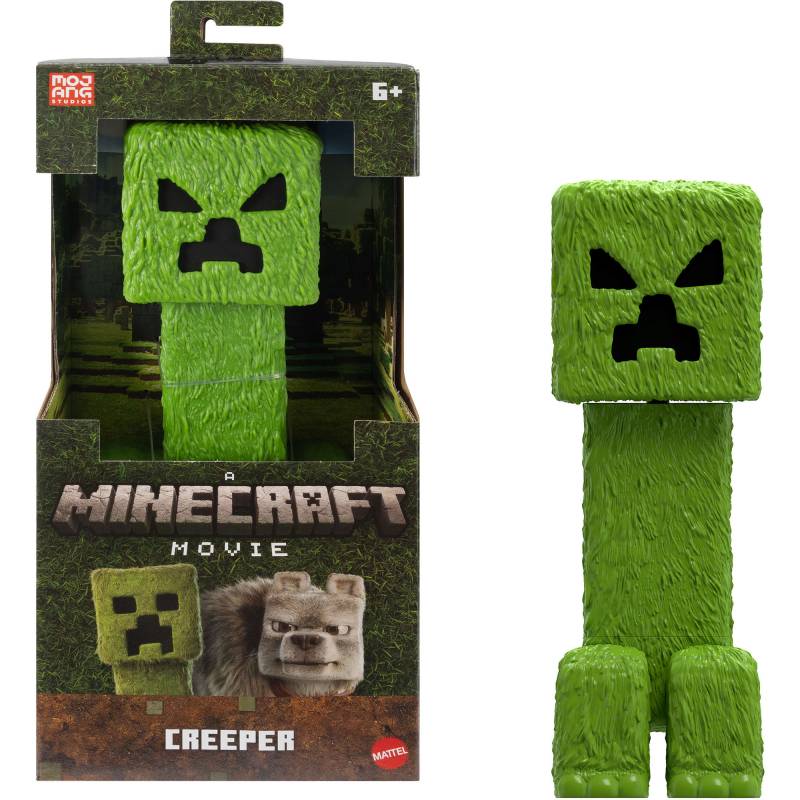 Minecraft Movie große Creeper-Actionfigur, Spielfigur von Mattel