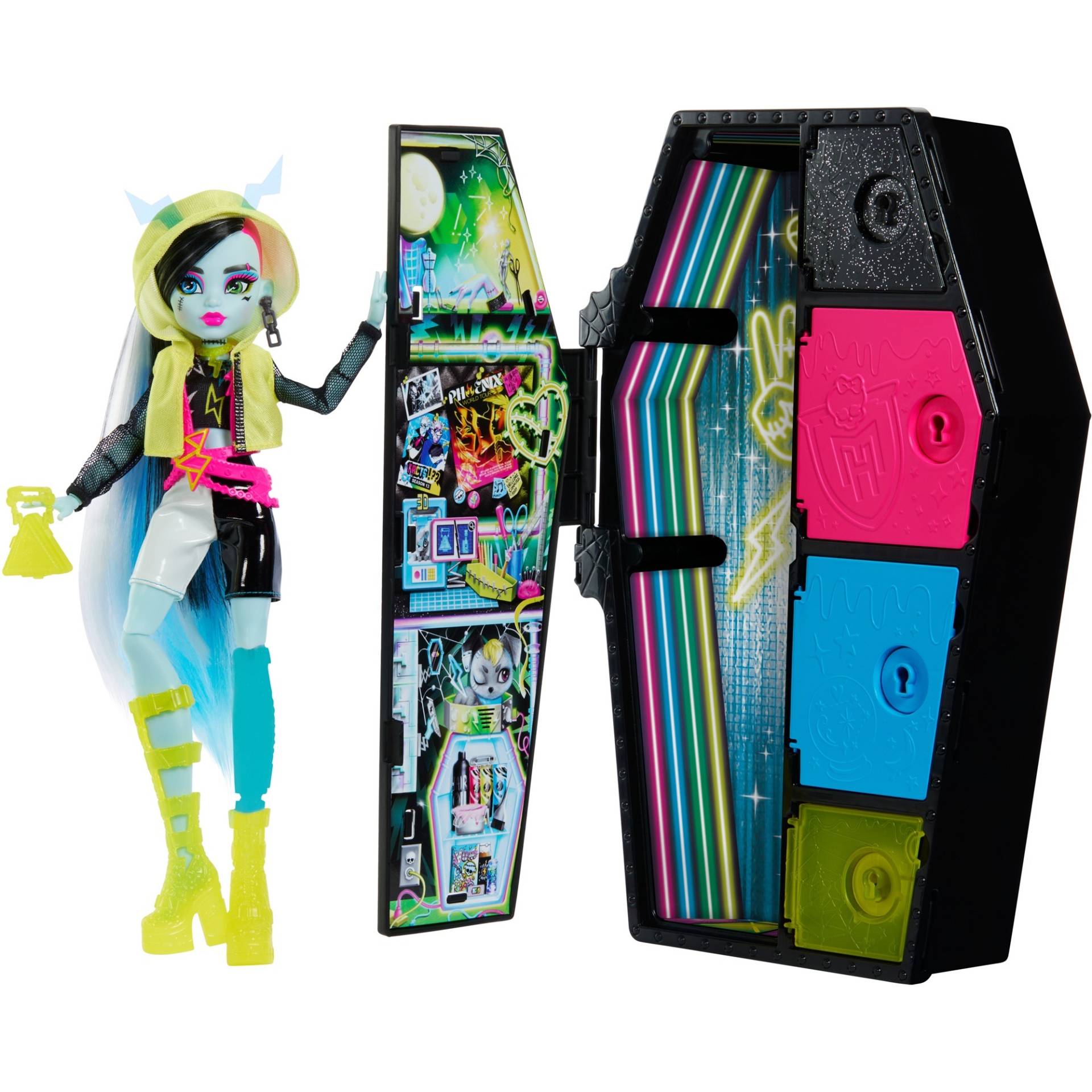 Monster High Skulltimates Secrets Serie 3 - Frankie, Puppe von Mattel