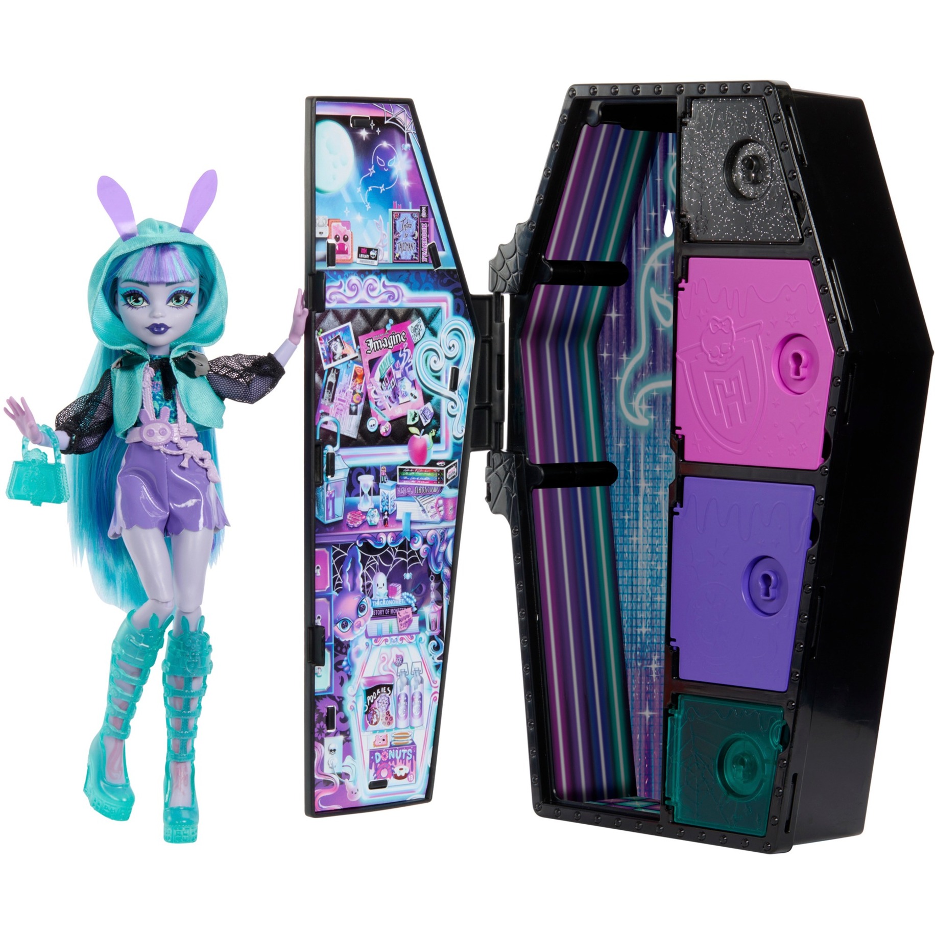 Monster High Skulltimates Secrets Serie 3 - Twyla, Puppe von Mattel