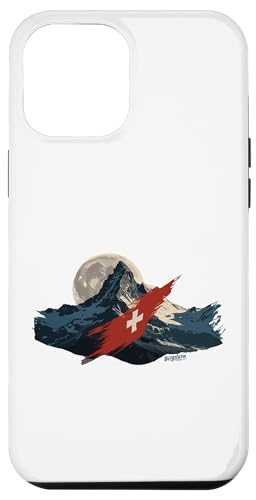 Hülle für iPhone 15 Plus Berg Matterhorn Schweiz Mond von Matterhorn Swiss Mountain